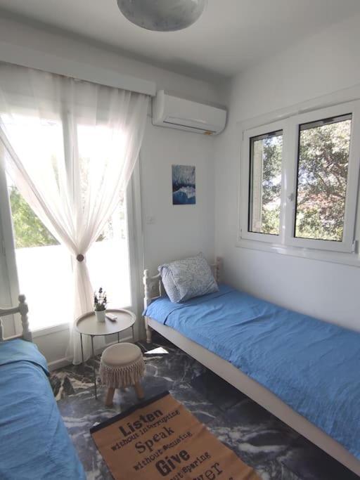 White Villa In Olive Trees And Seaview To Panagia อัลมิโรโปตามอส ภายนอก รูปภาพ