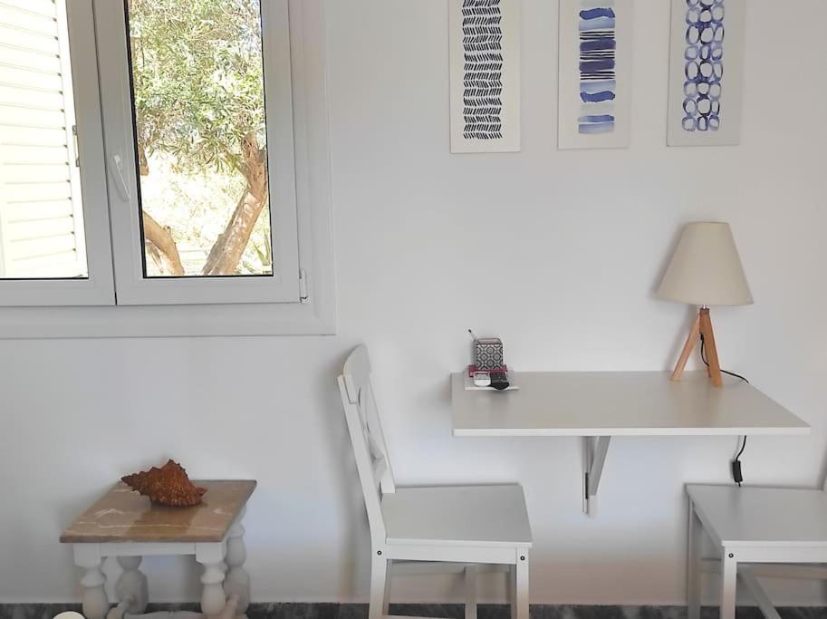 White Villa In Olive Trees And Seaview To Panagia อัลมิโรโปตามอส ภายนอก รูปภาพ