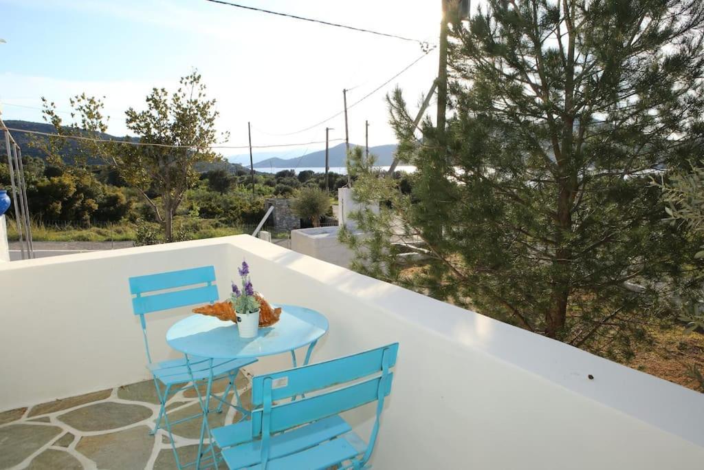 White Villa In Olive Trees And Seaview To Panagia อัลมิโรโปตามอส ภายนอก รูปภาพ