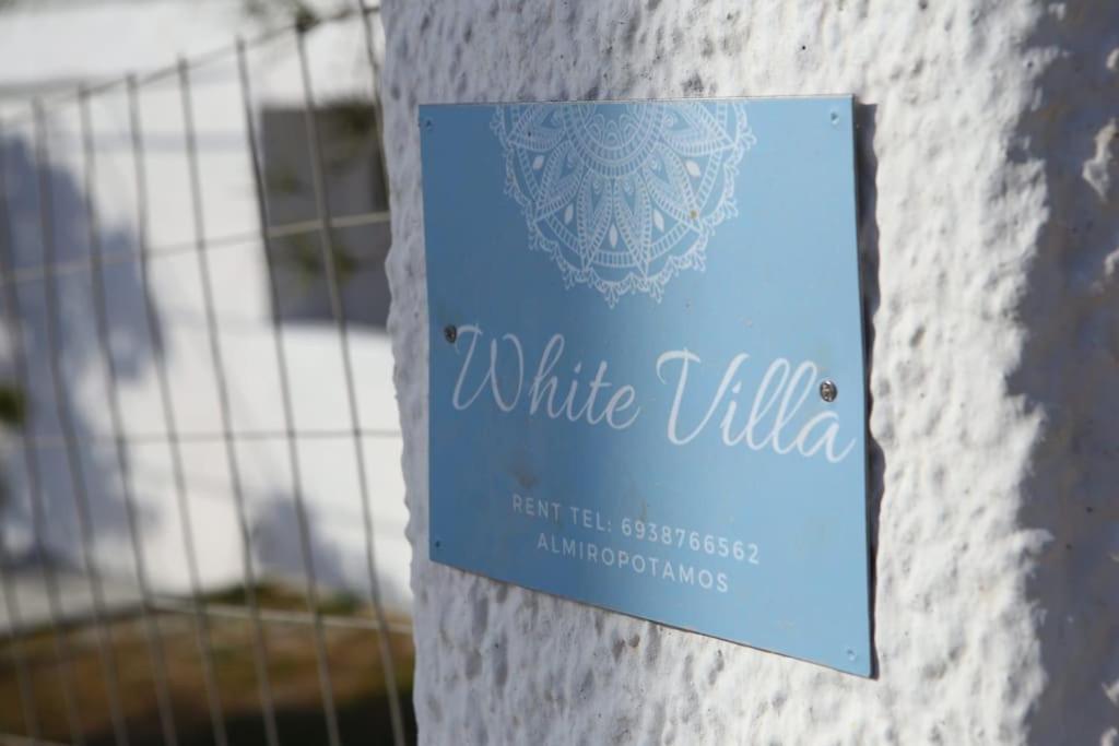 White Villa In Olive Trees And Seaview To Panagia อัลมิโรโปตามอส ภายนอก รูปภาพ