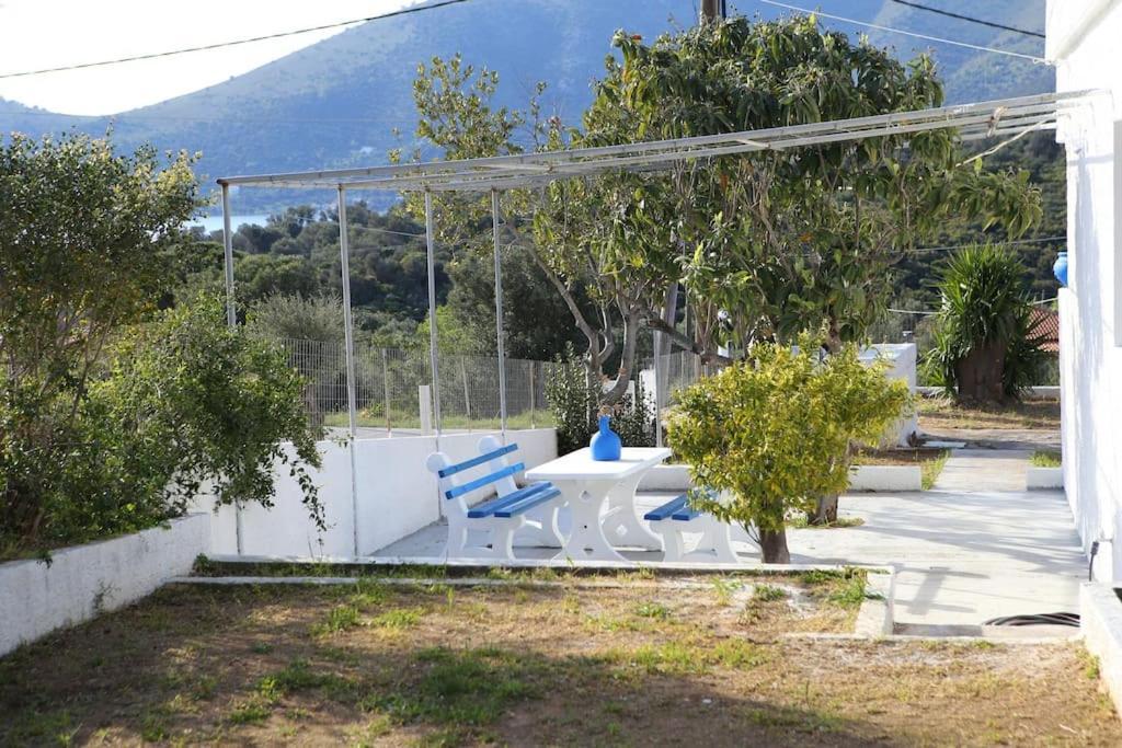 White Villa In Olive Trees And Seaview To Panagia อัลมิโรโปตามอส ภายนอก รูปภาพ