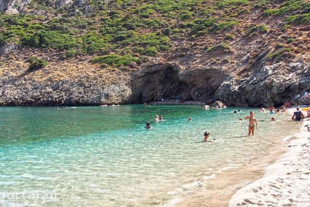 White Villa In Olive Trees And Seaview To Panagia อัลมิโรโปตามอส ภายนอก รูปภาพ