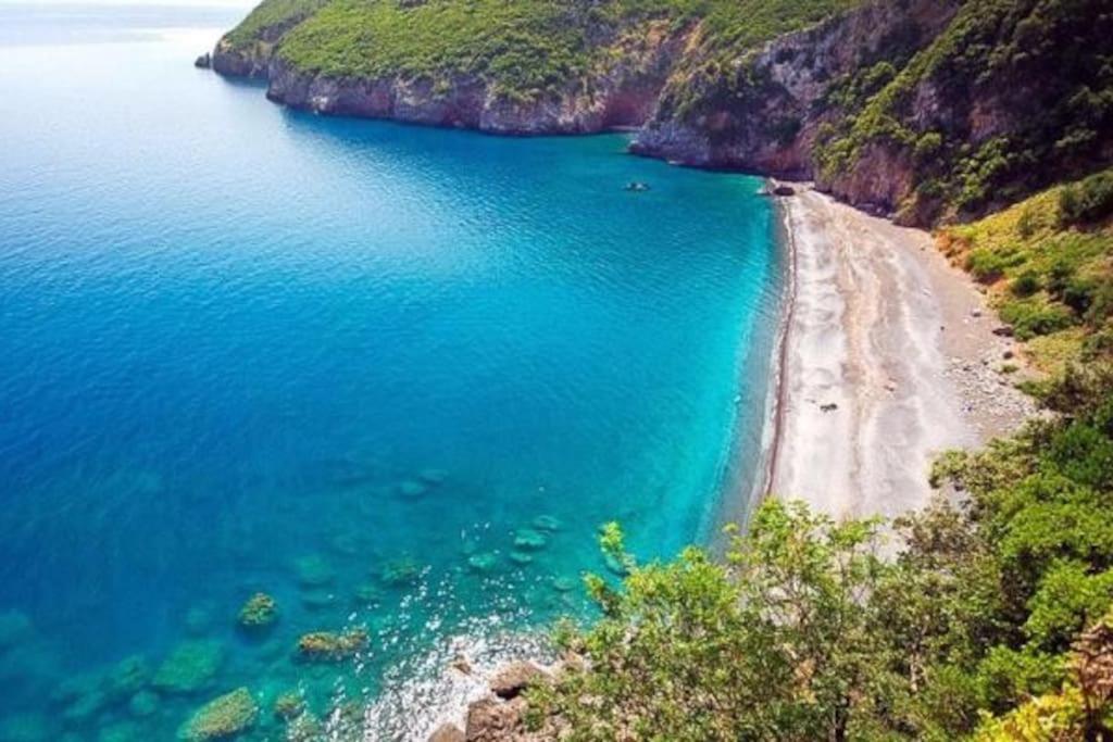 White Villa In Olive Trees And Seaview To Panagia อัลมิโรโปตามอส ภายนอก รูปภาพ